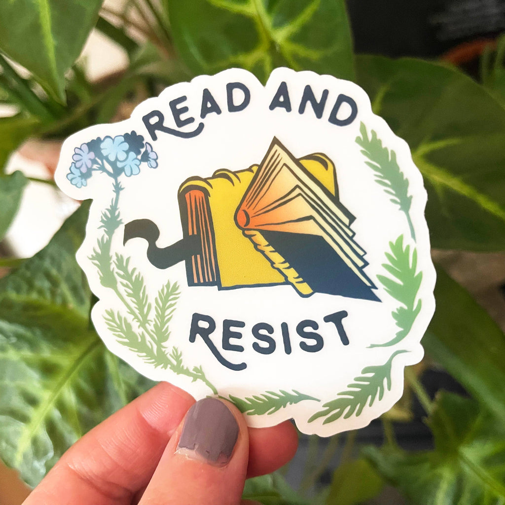 Read And Resist: Vinyl Sticker - Freshie & Zero Studio Shop