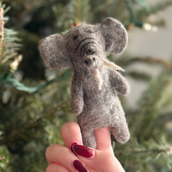 Safari Animals Felt Finger Puppets - Freshie & Zero Studio Shop