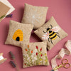 Linen Lavender Bags Embroidery Kit - Bees - Freshie & Zero Studio Shop