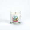 Rockrose de la Mer Medium Glass Candle by Just Bee - Freshie & Zero Studio Shop