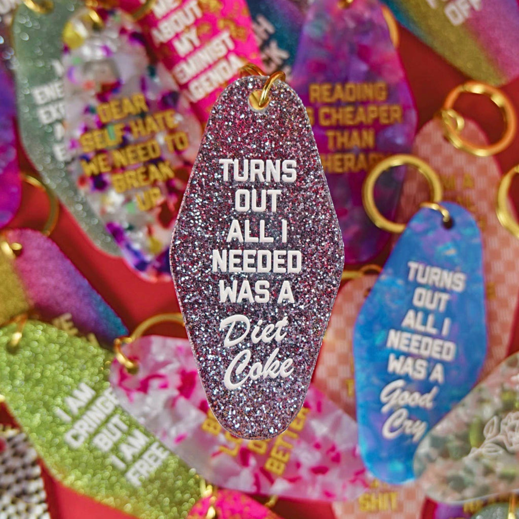 Turns Out All I Needed Was a Diet Coke Keychain - Freshie & Zero Studio Shop