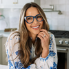 Peepers x Laura Park Reading Glasses: Center Stage - Navy/Chalet Charm - Freshie & Zero Studio Shop