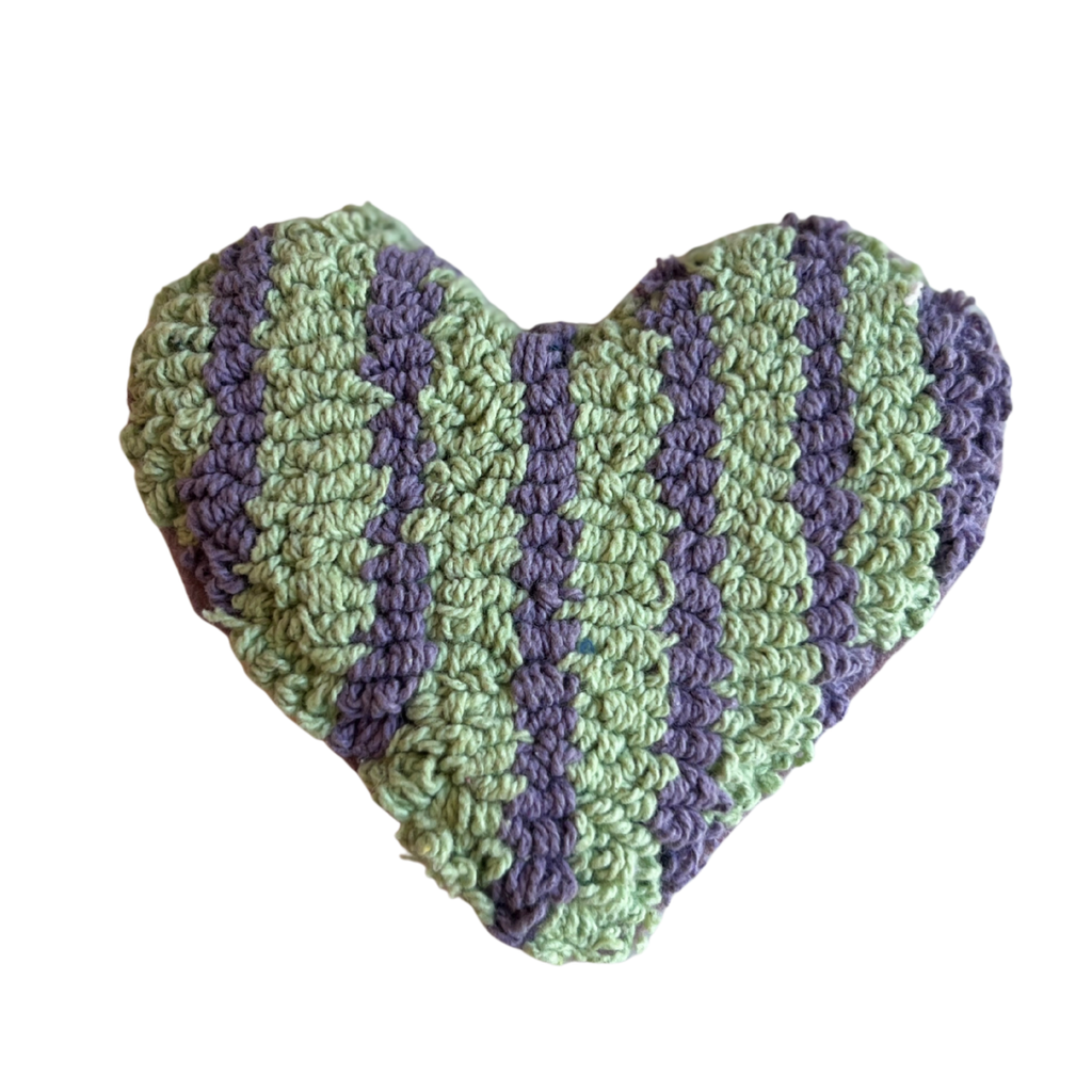 Cotton Blend Heart Shaped Coasters - Freshie & Zero Studio Shop