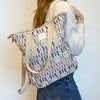 Convertible Shoulder Bag/Backpack: Boho Geometric - Freshie & Zero Studio Shop