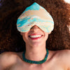Marbled Love Heart Shaped Eye Pillow - Freshie & Zero Studio Shop