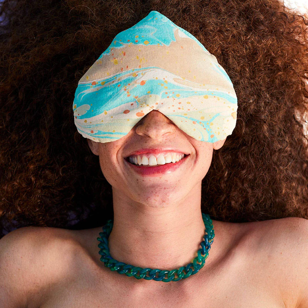 Marbled Love Heart Shaped Eye Pillow - Freshie & Zero Studio Shop