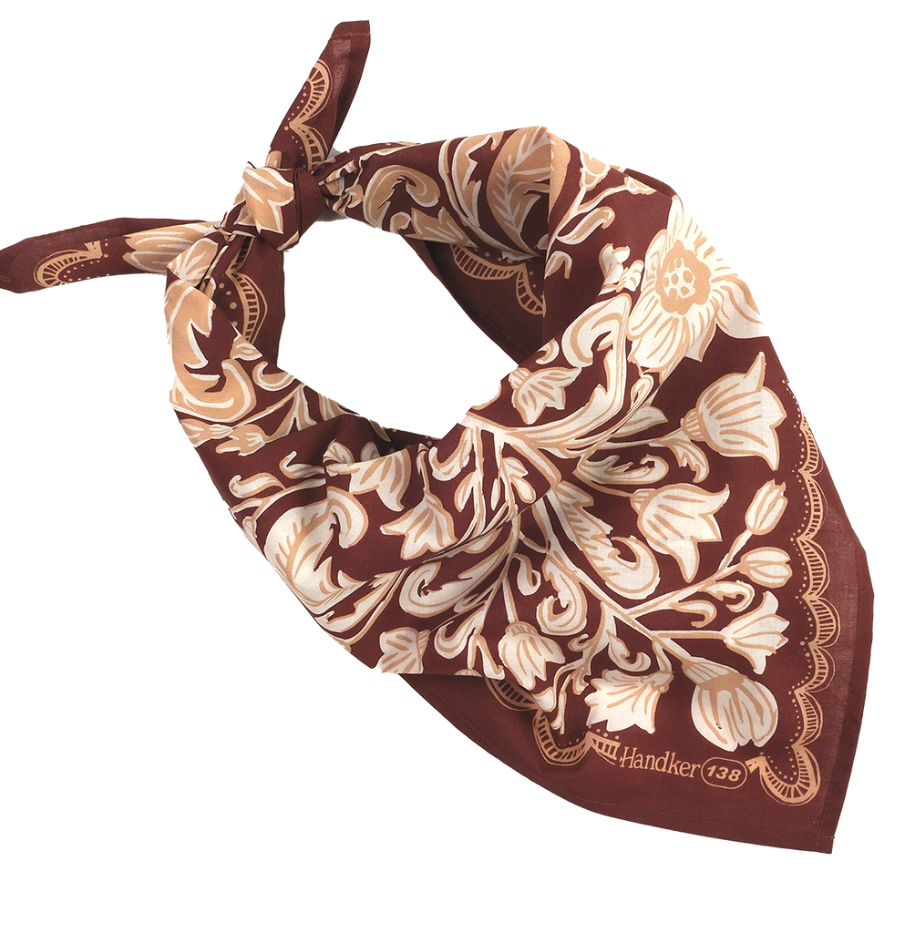 Handker Bandana: Agatha Bandana No. 138 - Freshie & Zero Studio Shop