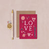 Hearts Mini Love Greeting Card - Freshie & Zero Studio Shop