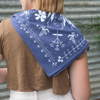 Hedgerow Bandana - Fairy, Floral, Graphic Print & Gift - Freshie & Zero Studio Shop