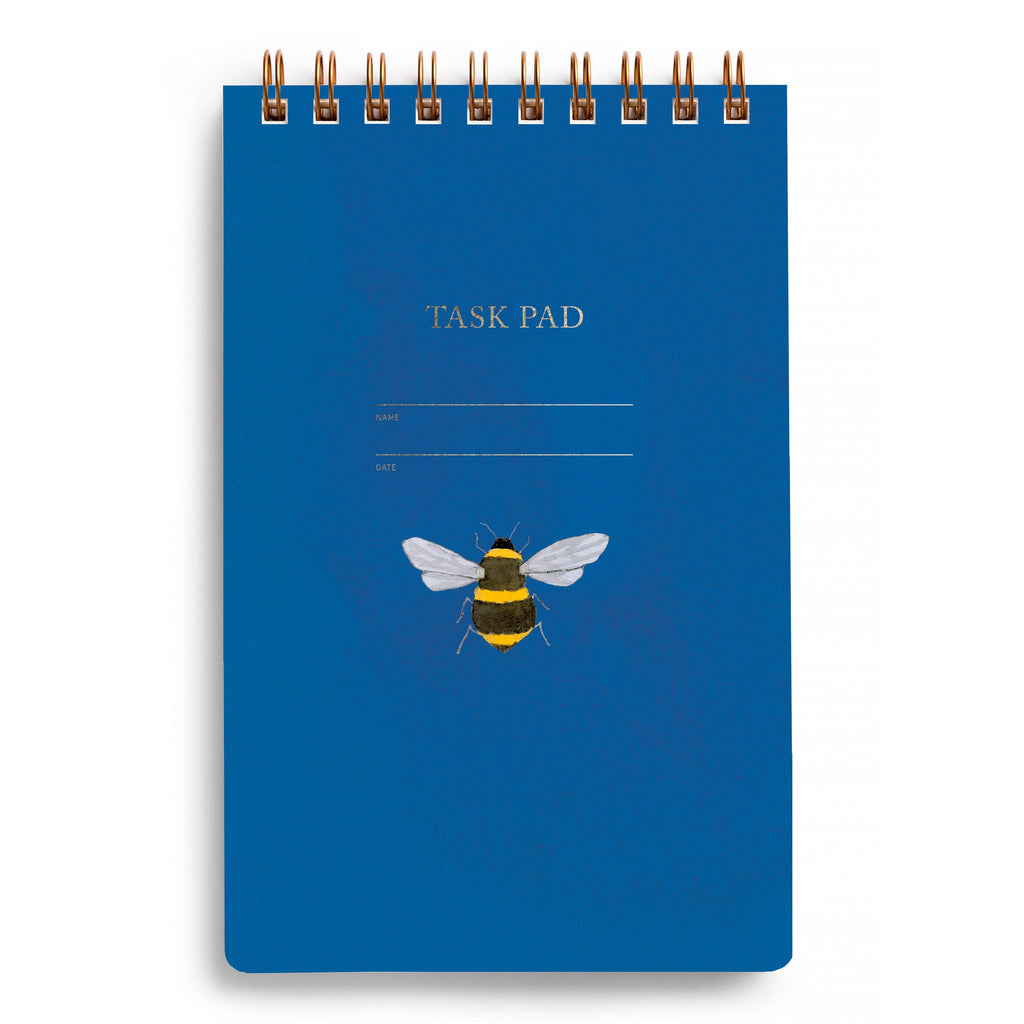 Bee on Blue Task Pad - Freshie & Zero Studio Shop