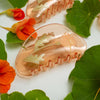 California Poppy Wildflower Hair Claw in Clear Acetate - Freshie & Zero Studio Shop