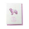 Pink Dog Thank You Card - Freshie & Zero Studio Shop