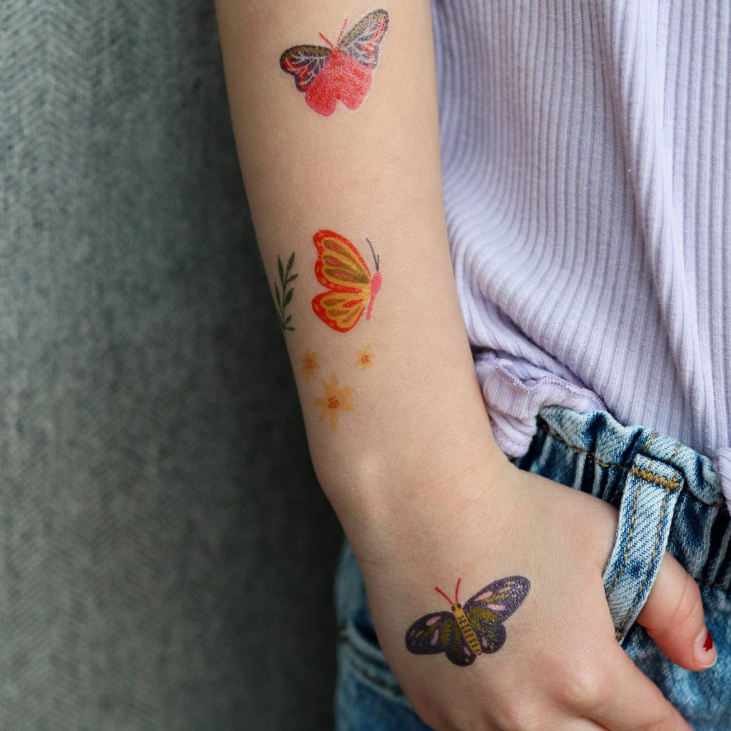 Secret Garden Temporary Tattoos: Yellow - Freshie & Zero Studio Shop
