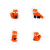 Little Mighty Magnets: Foxes - Freshie & Zero Studio Shop
