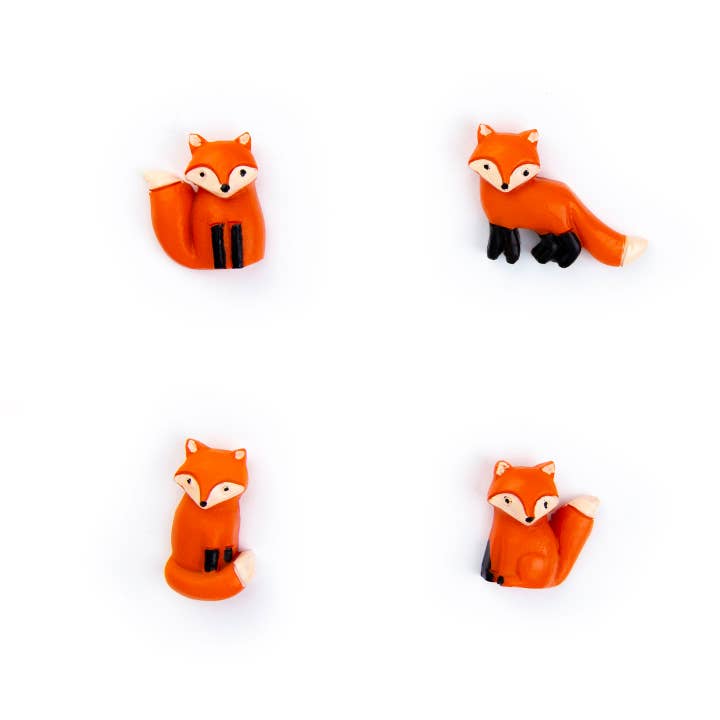 Little Mighty Magnets: Foxes - Freshie & Zero Studio Shop