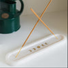 Moon Phase Indukala Carved Marble Incense Holder - Freshie & Zero Studio Shop