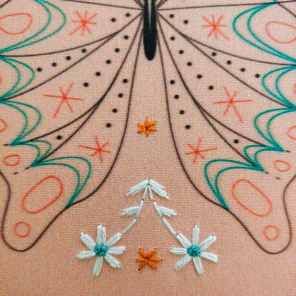 Butterfly Embroidery Kit by Cozyblue - Freshie & Zero Studio Shop