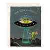 Aliens Birthday Card - Freshie & Zero Studio Shop