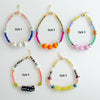 Zinnia Colorful Beaded Stacking Bracelets by Jill Makes - Freshie & Zero Studio Shop
