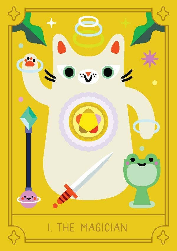 Mystic Cats Tarot: A 78-Card Deck and Guidebook - Freshie & Zero Studio Shop