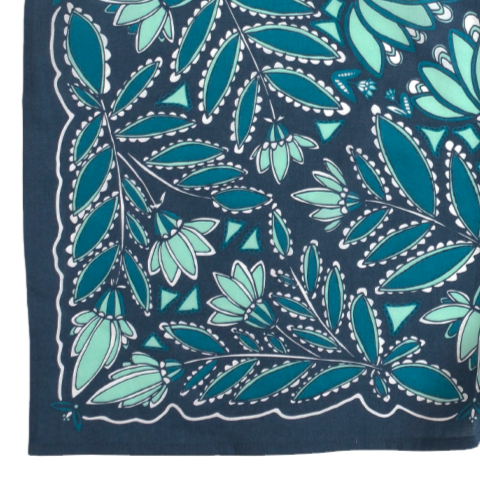 Handker Bandana: Blue Carly No. 501 - Freshie & Zero Studio Shop