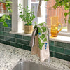 TOMATO BASIL (Tomato, Basil) - Tea Towel Set of 2 - Freshie & Zero Studio Shop