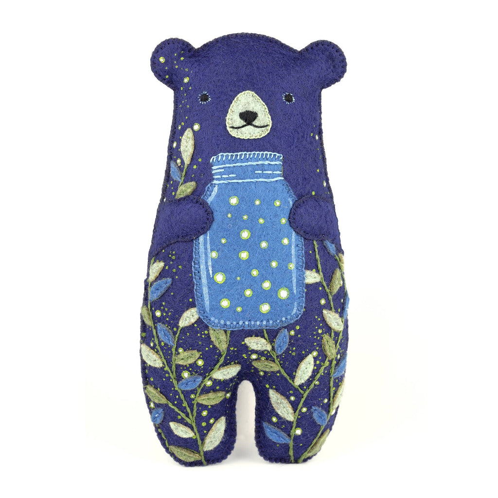 Glowbear Felt Doll Embroidery Kit - Freshie & Zero Studio Shop