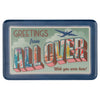 Greetings from All Over Enamel Tray - Freshie & Zero Studio Shop