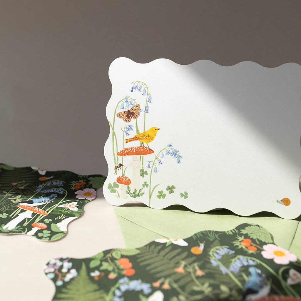 WOODLAND Notecards | Set of 4 - Freshie & Zero Studio Shop