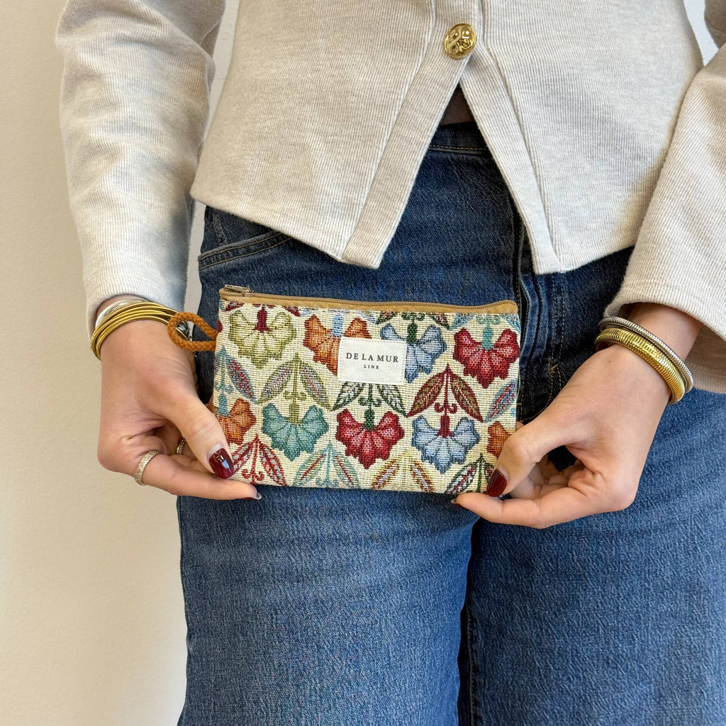 Small Makeup Bag: Flora - Freshie & Zero Studio Shop