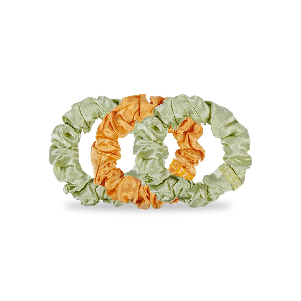 Teleties Small Silk Scrunchies - Set of 3 - Freshie & Zero Studio Shop