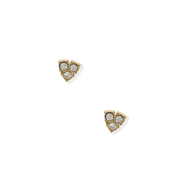 Tatum Triple Tiny Crystal Flatback Waterproof Stud Earrings - Freshie & Zero Studio Shop