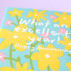 Excellent Year - Anniversary Card - Freshie & Zero Studio Shop