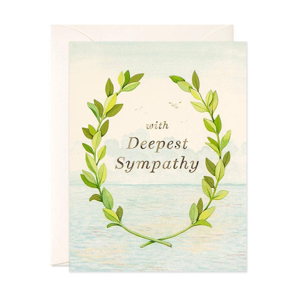 With Deepest Sympathy Greeting Card - Freshie & Zero Studio Shop