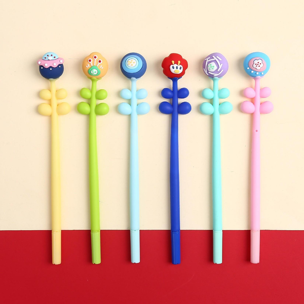 Abstract Flower Wiggle Gel Pen - Freshie & Zero Studio Shop