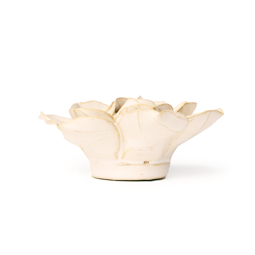 English Garden Ceramic Flower: Ivory Daffodil 4" - Freshie & Zero Studio Shop