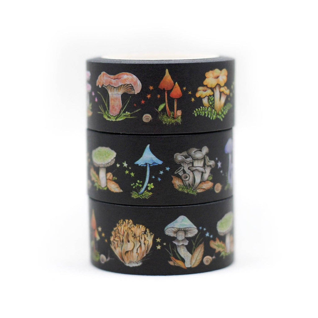 Rainbow Mushroom Washi Tape - Freshie & Zero Studio Shop