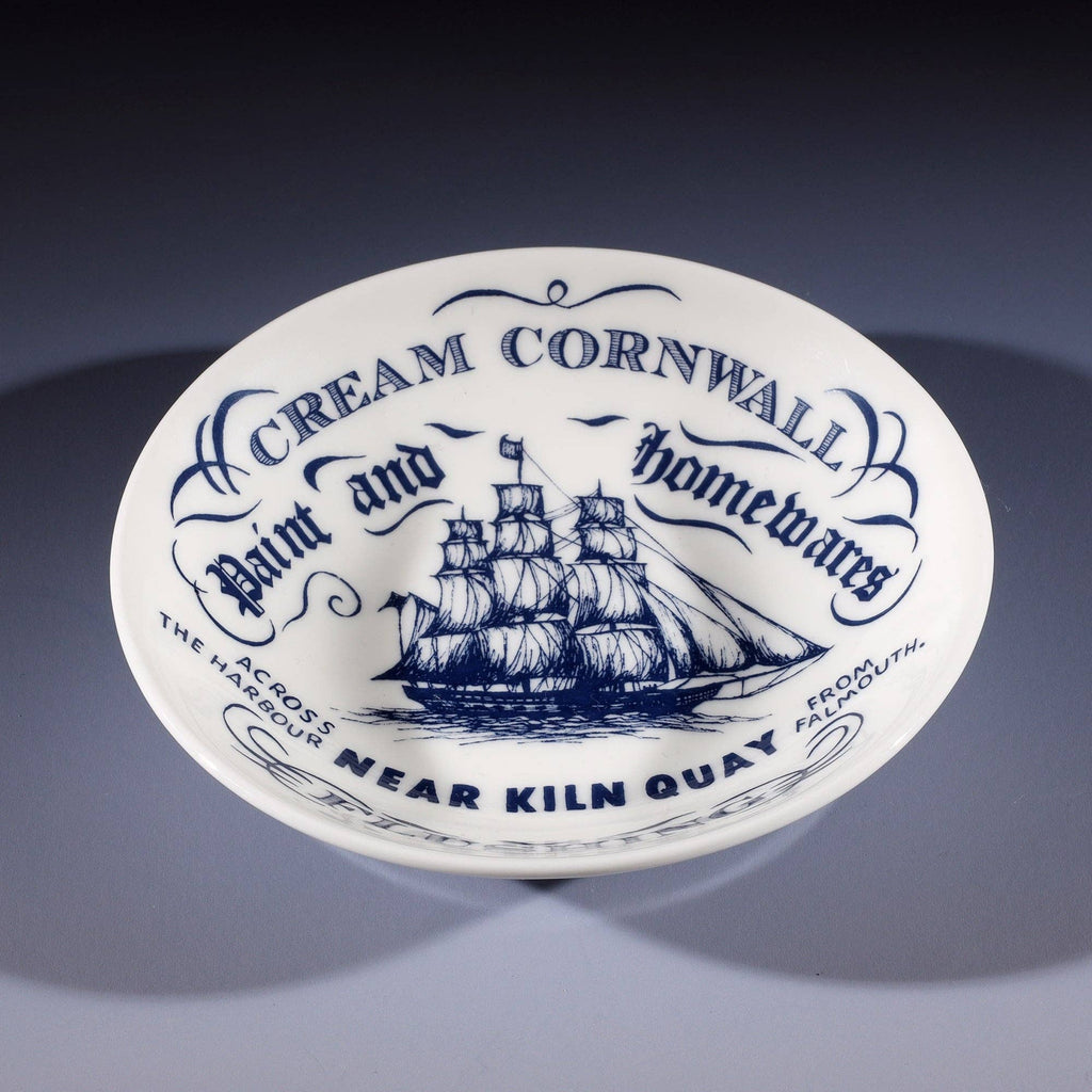 Cream Cornwall Paint & Homewares Blue And White Trinket Dish - Freshie & Zero Studio Shop