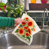 Sunflowers Sponge Cloth - Freshie & Zero Studio Shop