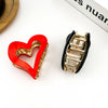 Metal Heart Shaped Claw Clips - Freshie & Zero Studio Shop