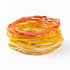 Chelsea Luxe Sunrise Beaded Bracelet Stack of 18 - Freshie & Zero Studio Shop