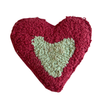 Cotton Blend Heart Shaped Coasters - Freshie & Zero Studio Shop