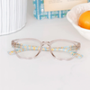 Peepers x Laura Park Reading Glasses: Nola - Gray/Chelsea Orange - Freshie & Zero Studio Shop