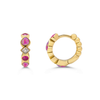 You're a Gem Huggie Hoop Earrings - Gold - Freshie & Zero Studio Shop