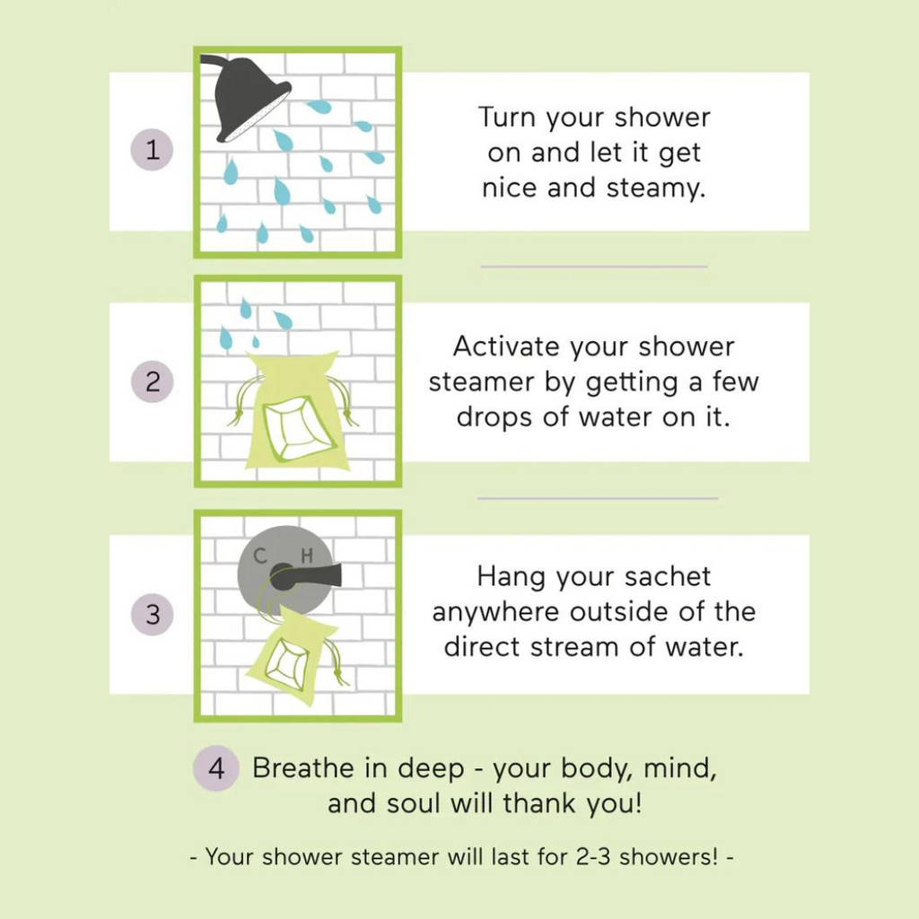 Shower Steamers - Jasmine Tea + Ginger - Freshie & Zero Studio Shop