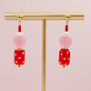 Valentina Polka Dot Heart Earrings - Freshie & Zero Studio Shop