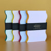 Wavy Shaped Notepad | Pink + Yellow Edge - Freshie & Zero Studio Shop