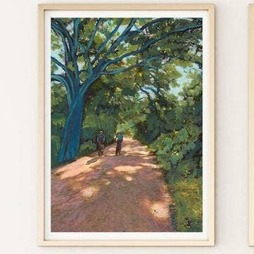 Lady Bird Lake Trail Print: 16×20 - Freshie & Zero Studio Shop