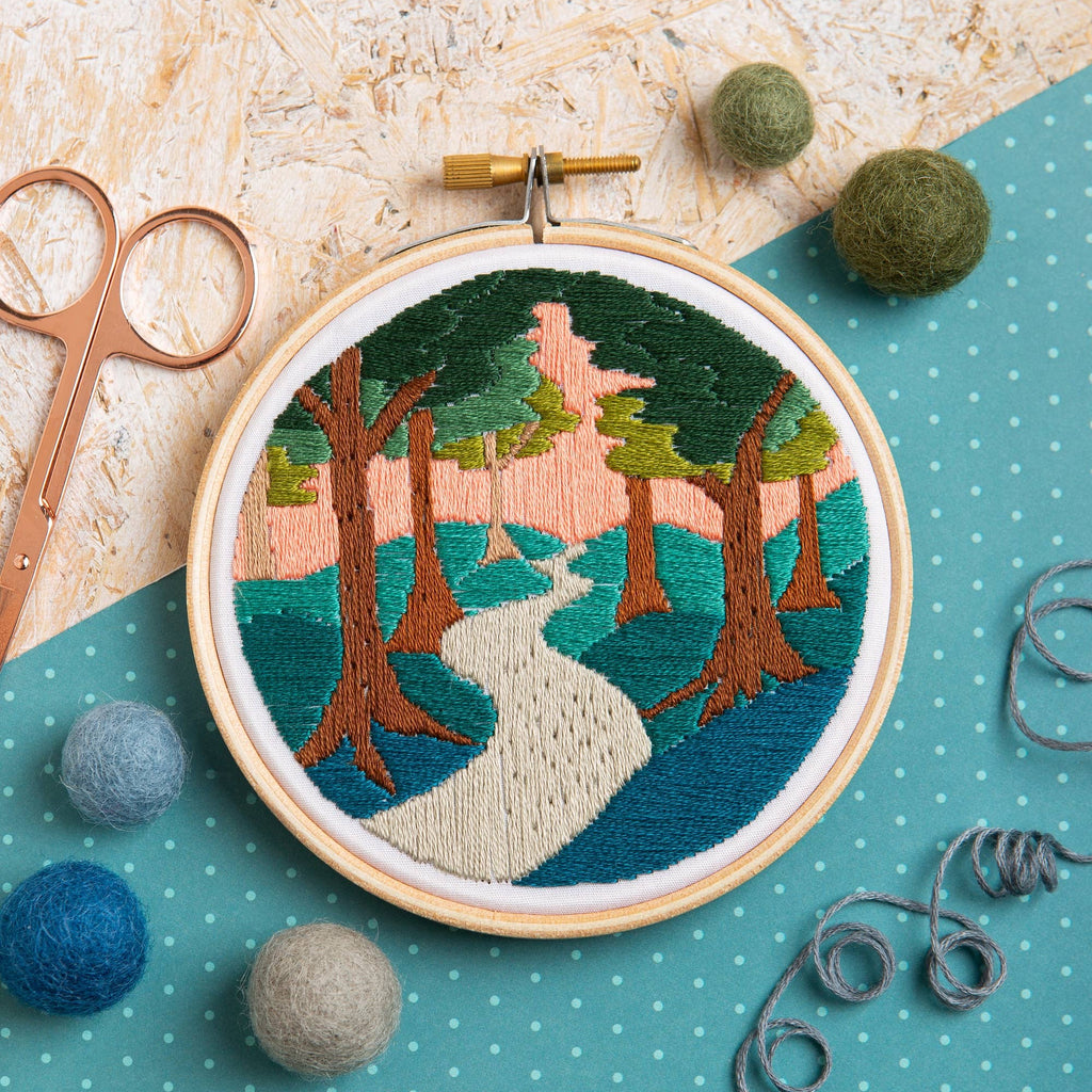 Forest Walk Mini Embroidery Kit - Freshie & Zero Studio Shop