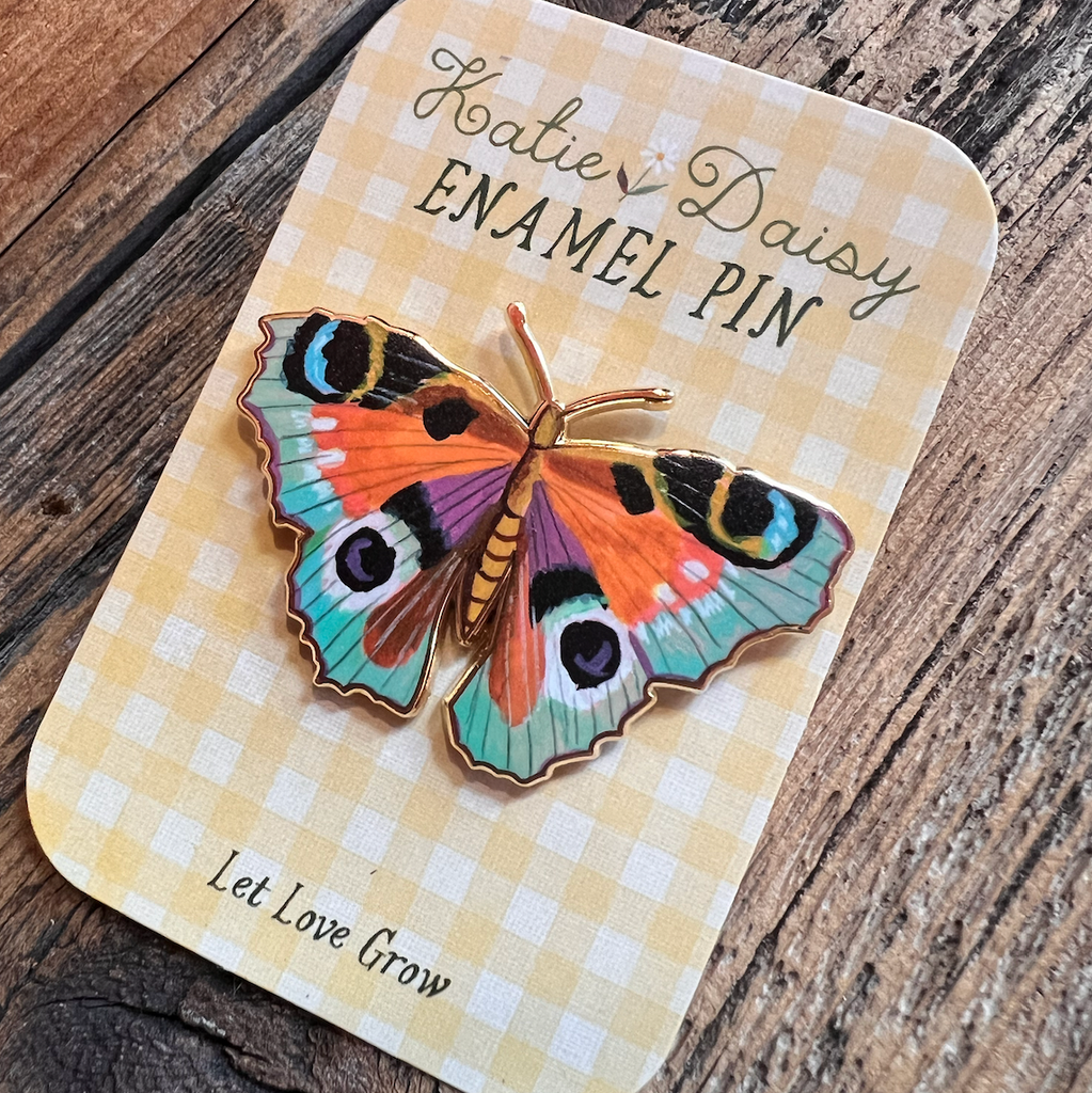 Butterfly Enamel Pin  - Freshie & Zero Studio Shop